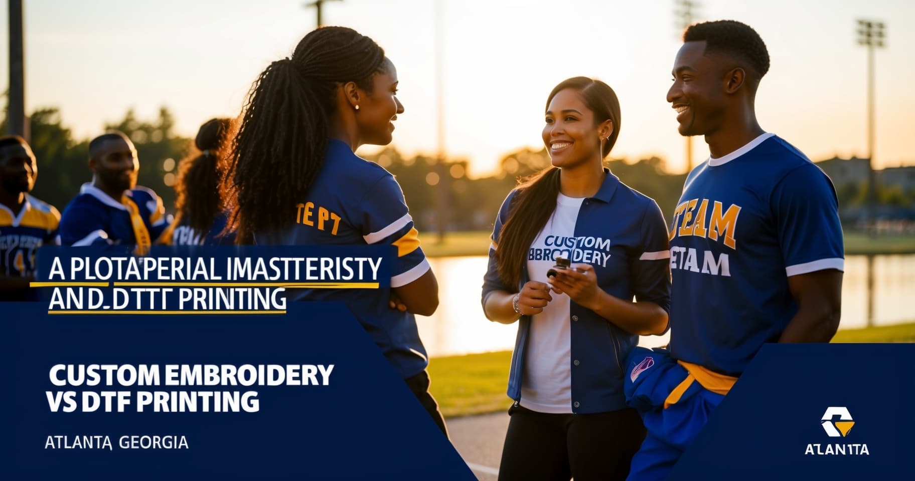 Custom Embroidery vs DTF Printing: Which is Right for Your Atlanta Business