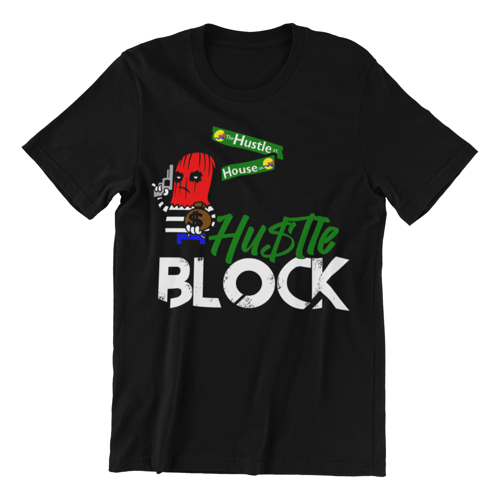 Hustle Block Tee